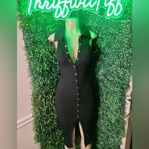 Hera Collection Black Midi Dress